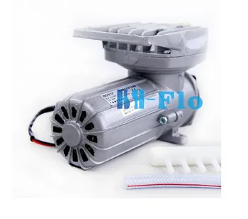 

18W Electromagnetic Aquarium Air Pump 12V 0.06MPA Air Pump for Pond Aquaponics Hydroponics+ A Set of Accessories