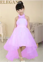 2016 New Summer Baby Girls Party Dress Evening Wear Long Tail Girls Clothes Elegant Flower Girl Dress Kids Baby Dresses