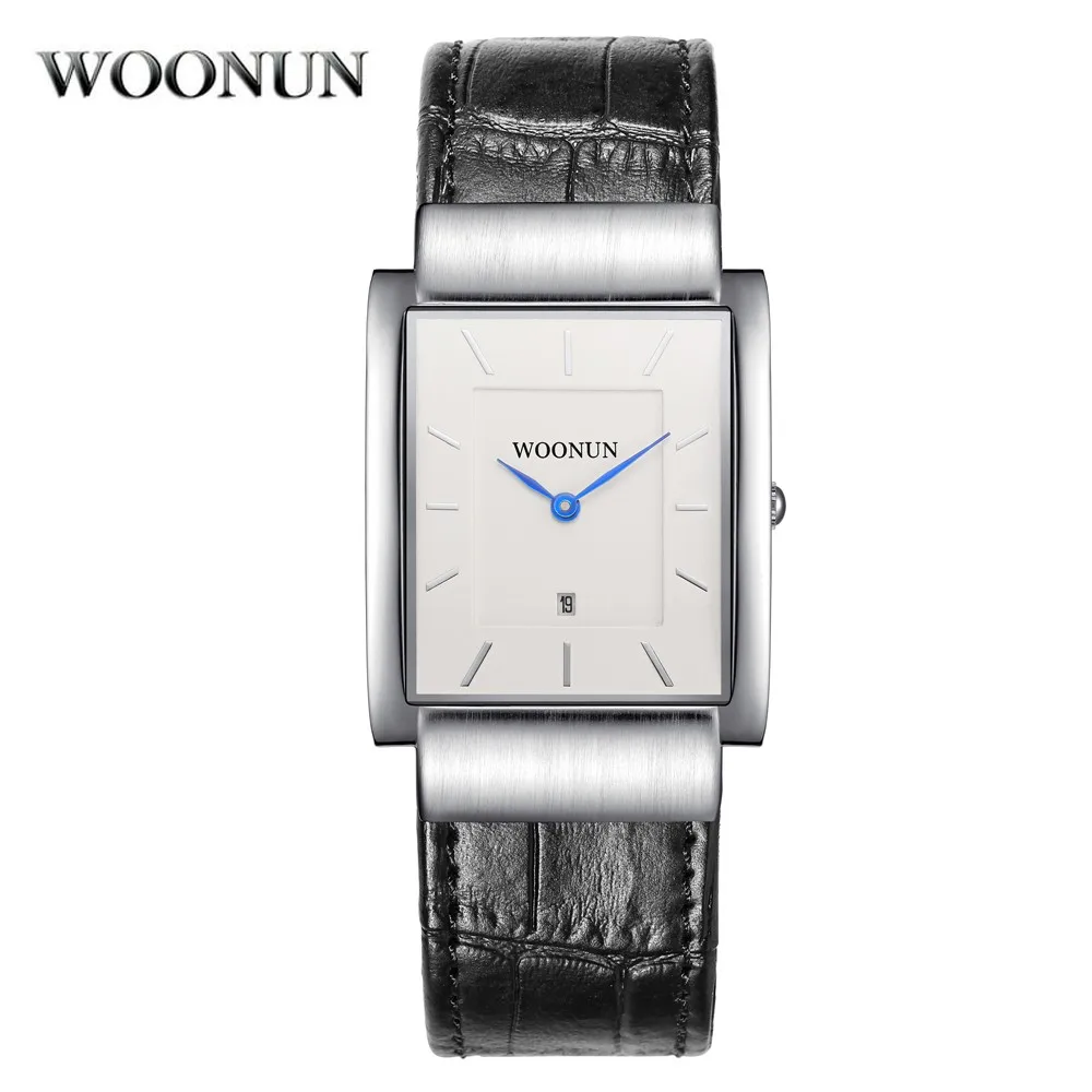 Watches Men 2022 Leather Strap | Rectangle Watches Men