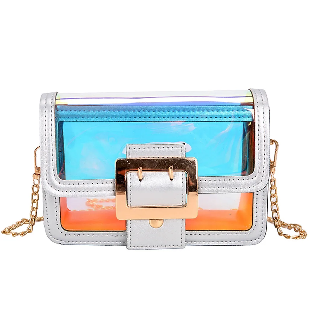 Сумка мессенджер sac основной femme женская сумка модный прозрачный Желейный шарф