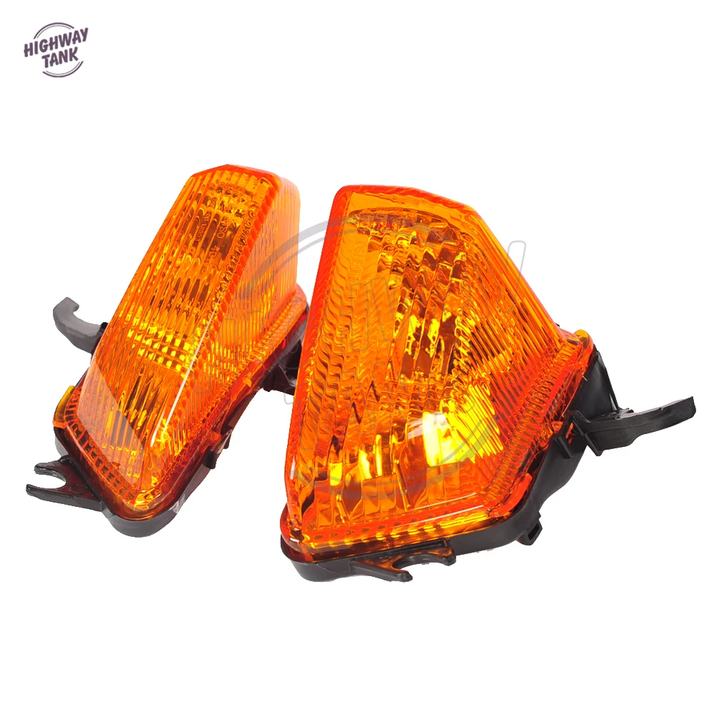 

Motorcycle Orange Lens Front Turn Indicator Signal Light Winker Case for KAWASAKI Z1000SX 2011-2014