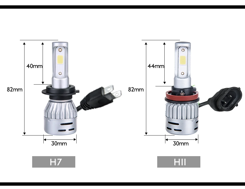 2x 4300K 3000K LED Fog Lamp LED H7 Car Bulb led 6500K 8000K H1 H11 HB3 9006 HB4 9005 12V 24V 8000LM 72W neblineros led para auto (12)