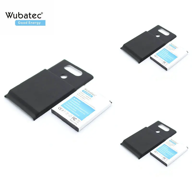 

Wubatec 3x 6400mAh BL-44E1F Extended Battery + Back Cover For LG V20 Stylo 3 H990 F800 VS995 US996 LS995 LS997 H990DS H910 H918