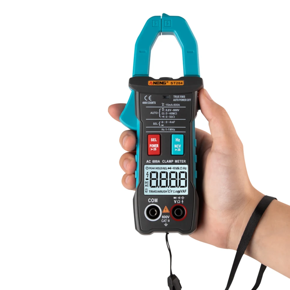 

Digital Amper Clamp Meter Multimeter Current Clamp Pincers Voltmeter Ammeter 600A AC/DC Ohm Current Voltage Tester