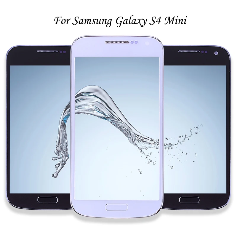 For Samsung Galaxy S4 Mini GT-i9195 I9190 I9195 I9192 LCD Display Touch Screen Mobile Phone Digitizer Assembly Replacement Parts