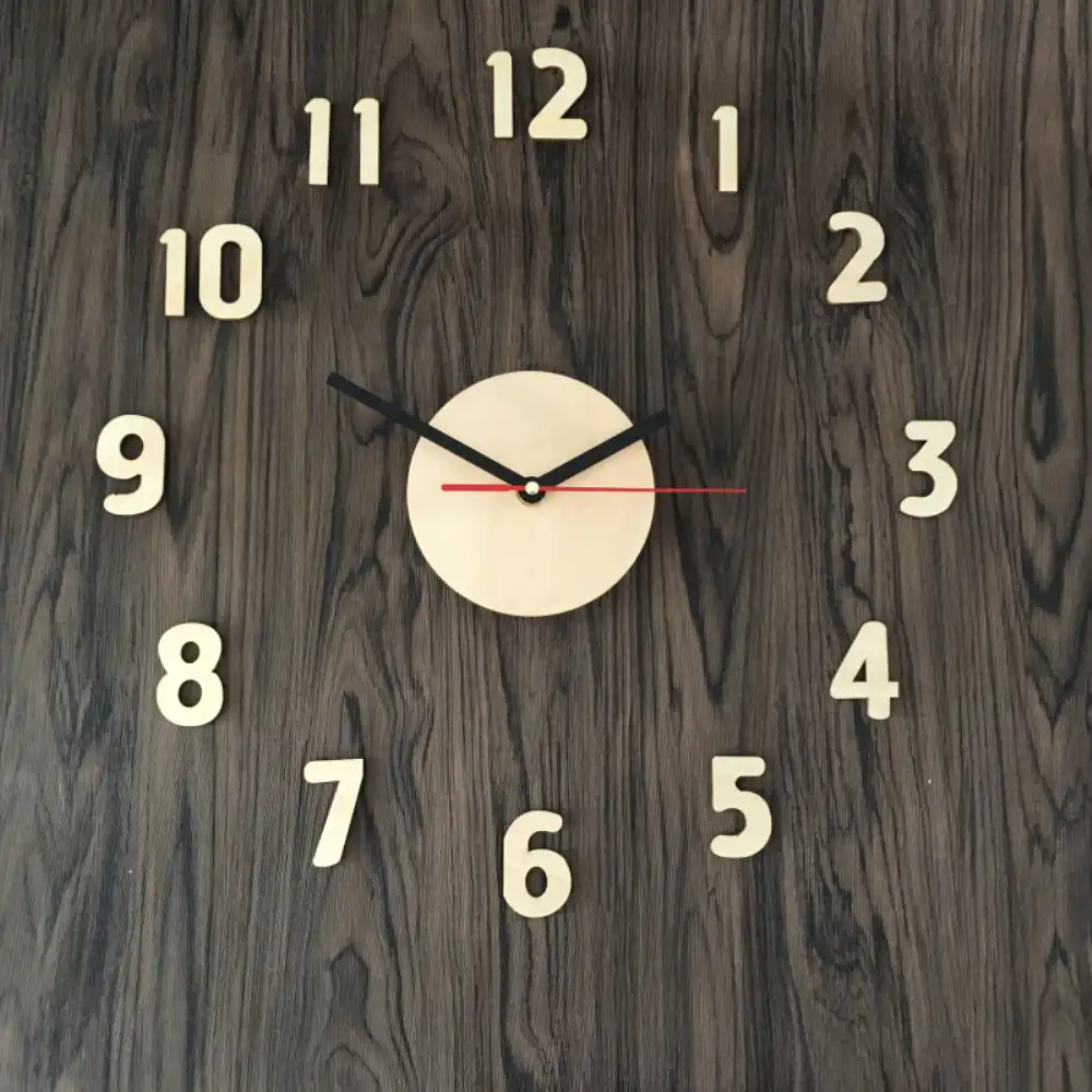 3d Diy Large Number Sticker Self Adhensive Wooden Wall Clock Modern Design Easy To Read Watch Time Wall Clock Decorative Clocks Clock Modern Clock Wall Clockclock Watch Wall Clocks Aliexpress