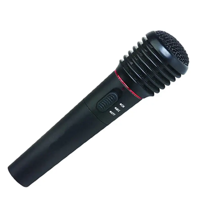 مزدوج الميكروفونات اللاسلكية 2 في 1 يده السلكية ميكروفون mic استقبال نظام dj كاريوكي ktv pa رئيس الارسال الصوت الكابل