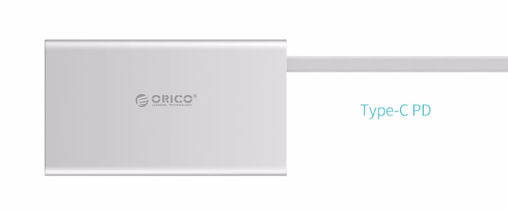 Док-станция ORICO type-C для MACbook Apple USB-C HDMI 4K VGA порт концентратор RJ45 сетевой конвертер