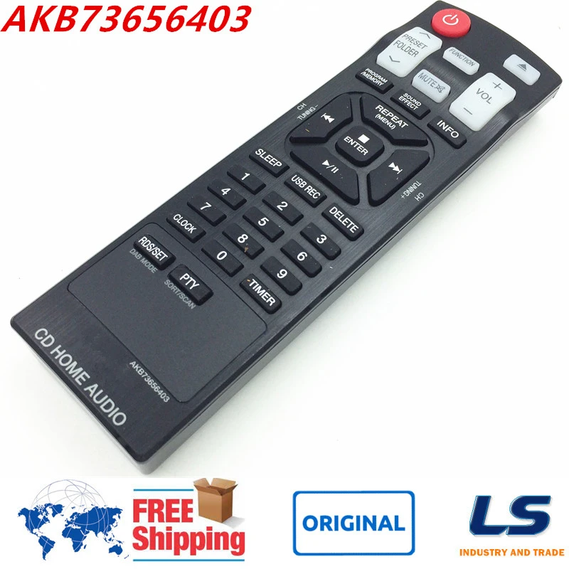 Original REMOTE CONTRO FIT FOR LG AKB73656403 DAB Radio Mini Hifi