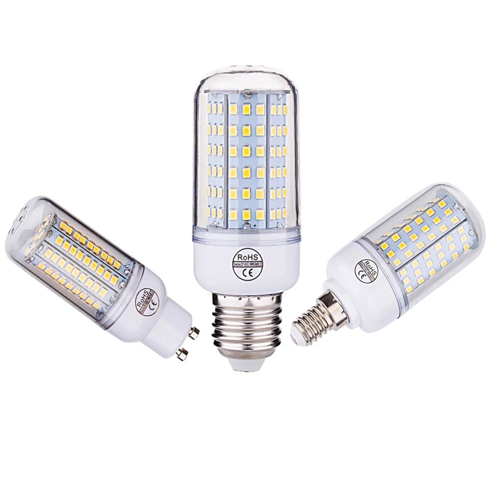 Светодиодный потолочный светильник E27 E14 B22 G9 GU10 E26 светодиодный свет 220V SMD2835