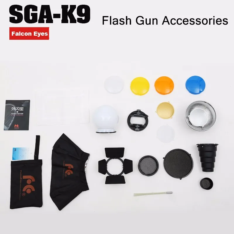 FALCON EYES Flash Adapter Kit Accessory for K9/K 9 Universal Mount CA