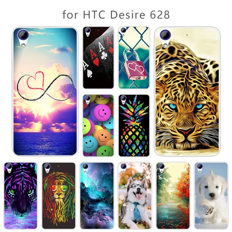 Для HTC Desire 628/628 Dual Skuli чехол для телефона 628 прозрачный мягкий силиконовый защитный