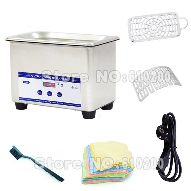 Stainless steel 0.8L Digital ultrasonic cleaners Ultrasonic clearing machine JP 008 50W FOR