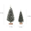 1/5/6 Pcs Miniature Christmas Tree Small Artificial Sisal Snow Landscape Architecture Trees for Christmas Crafts Tabletop Decor ► Photo 2/6