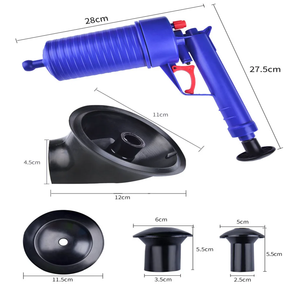 Mealivos высокого давления слива воздуха бластер насос Плунжер СТОК ТРУБЫ засоритель для туалета ванной кухня Очиститель комплект