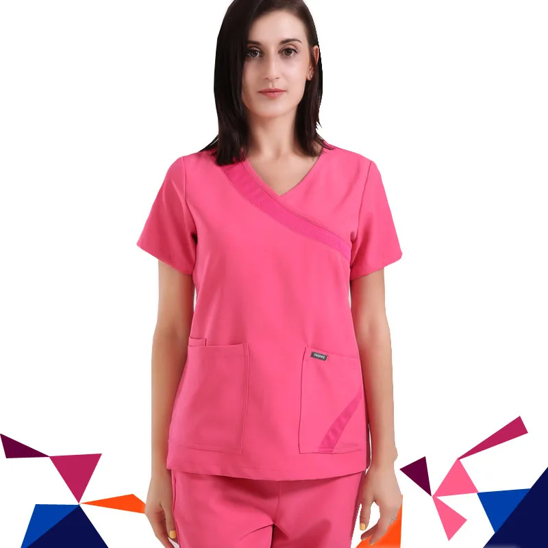 Женский гибкий наряд-униформа для медсестры, костюм для медсестры, униформа для медсестры, рабочая одежда для больницы, удобная медицинская одежда