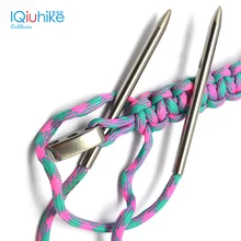 2 шт 550 Паракорд Fids для шнуровки для сшивания Ткачество иглы нержавеющая сталь работает для шнурков, струн, Паракорд и т. Д. Нержавеющая