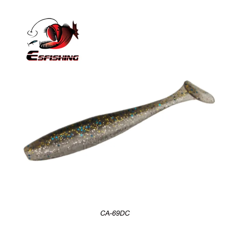 Esfishing ES Easy shiner Новинка 20 шт 76 мм 2,6 г мягкие приманки рыболовные приманки isca искусственные аксессуары для морской рыбалки - Цвет: CA69DC