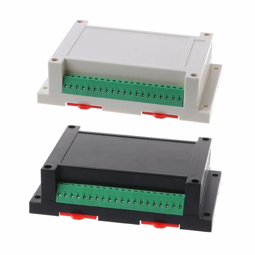 

Industrial Plastic Instrument Din Electronic Rail Enclosure Box Case 145x90x40mm 2 Color