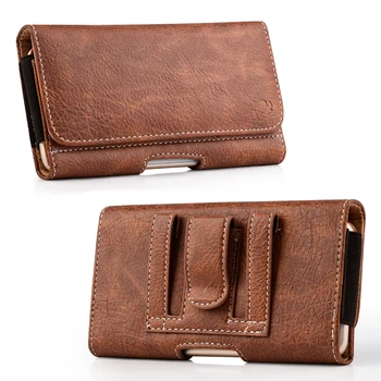 

Universal Magnetic Phone Ppouch Case Belt Clip for iphone XS MAX XR 10 8 7 6 plus holster leather cover for huawei xiaomi Case