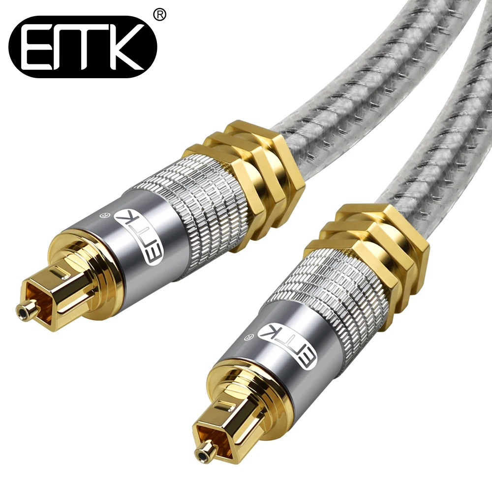 EMK digital optical cable Toslink Cable SPDIF Optical Audio Cable with