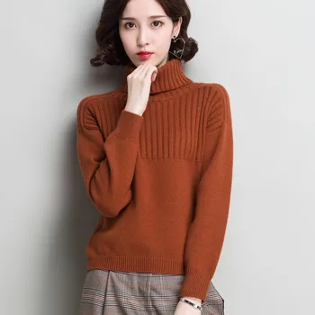 

Fashion Sweaters Female 2020 Autumn Winter Cashmere Knitted Women Sweater And Pullover Girls Jersey Jumper Pull Femme V195