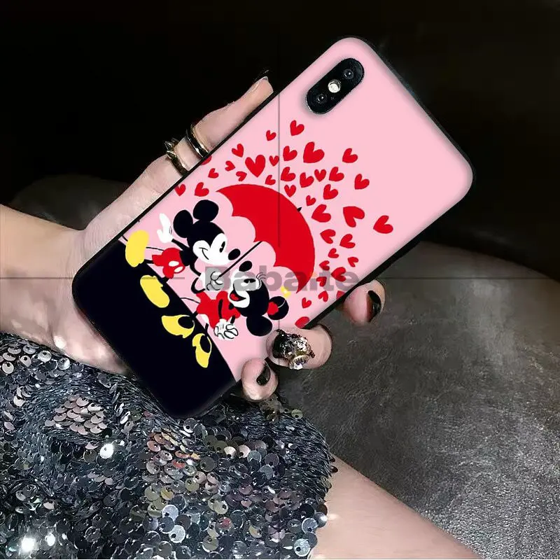 Мягкий силиконовый черный чехол Babaite для iPhone X XS MAX 6 6S 7 7plus 8 8Plus 5 5S XR|Чехлы-накладки|
