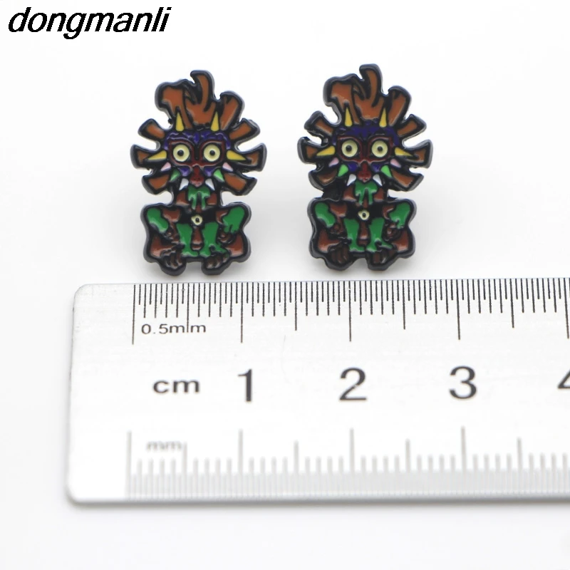 P1195 Dongmanli серьги для женщин эмаль милые серьги-гвоздики Горячая игра косплей вентиляторы подарок