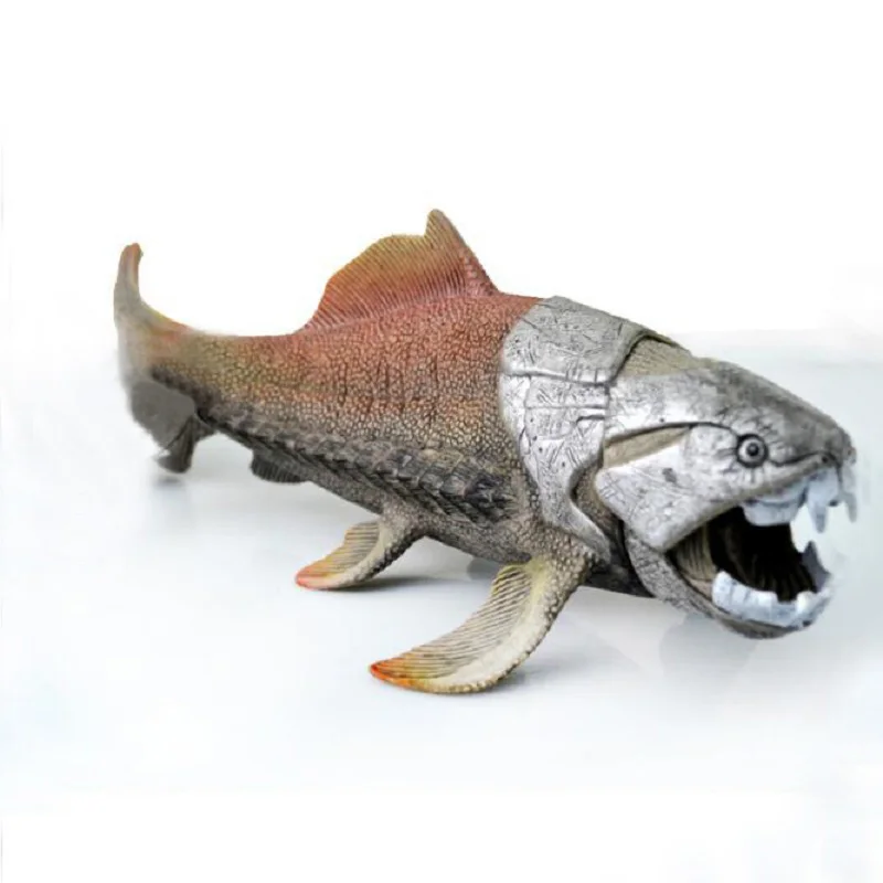 High Simulation Dunkleosteus Sea Life Dinosaur Toy Jurassic Park Ancient Creatures Model Brinquedos Kids Cartoon Birthday Gift