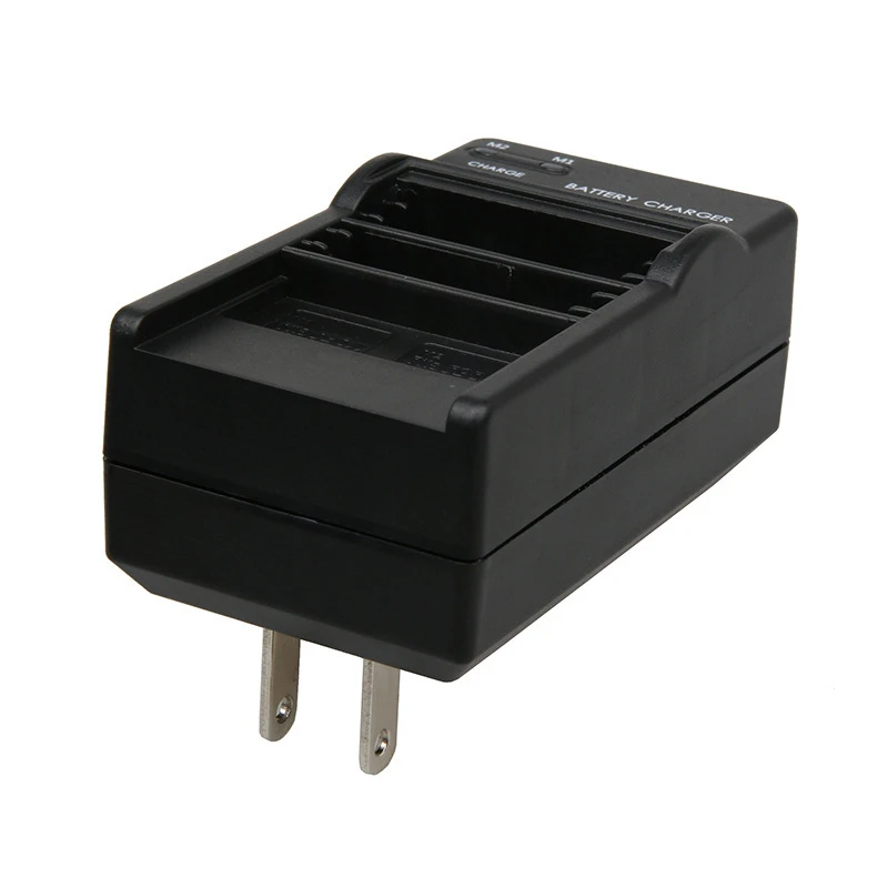 ORBMART для Gopro Hero 5 6 7 черный 2 в 1 Автомобильное зарядное устройство и зарядное устройство с кабелем путешествия зарядное устройство