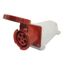 AC 220-380 V/240-415 V 63A 6-контактный переходник с внутренней Панель крепления IEC309-2 промышленная розетка