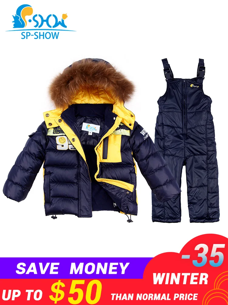 Kids Clothes Boys Winter Luxury Brand 1 5 Age Children Jackets Two