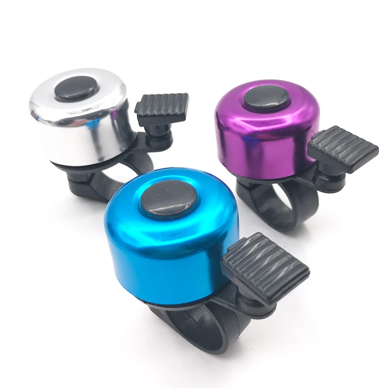 

For Safety Cycling Bicycle Handlebar Metal Ring Black Bike Bell Horn Sound Alarm wholesale