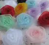 Upick 10 шт., цветы из органзы, розы, свадебные украшения для шитья ► Фото 1/2