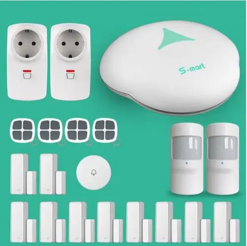 433mhz Smart Home Design GSM/SMS Alarm Systems Security Home Smart Socket Compatible Panel 433Mhz doorbell function alarm 433mhz Smart Home Design GSM/SMS Alarm Systems Security Home Smart Socket Compatible Panel 433Mhz doorbell function alarm