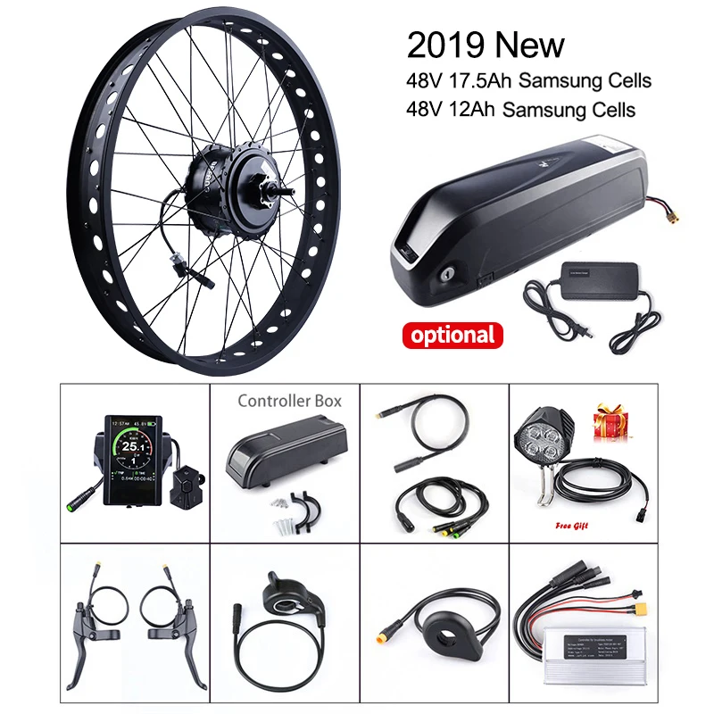 Perfect Fat Ebike Bafang 48V 750W Rear Wheel Samsung 17.5 12 Ah SCP BMS Lithium Battery Hub Motor Kit DC Cassette Snow E-bike Conversion 0