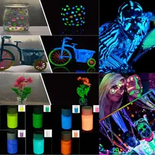 7 цветов 25 мл неоновые, флуоресцентные краски для тела растут в темноте краска для лица ing светящиеся УФ-краски искусство для Хэллоуина Вечерние