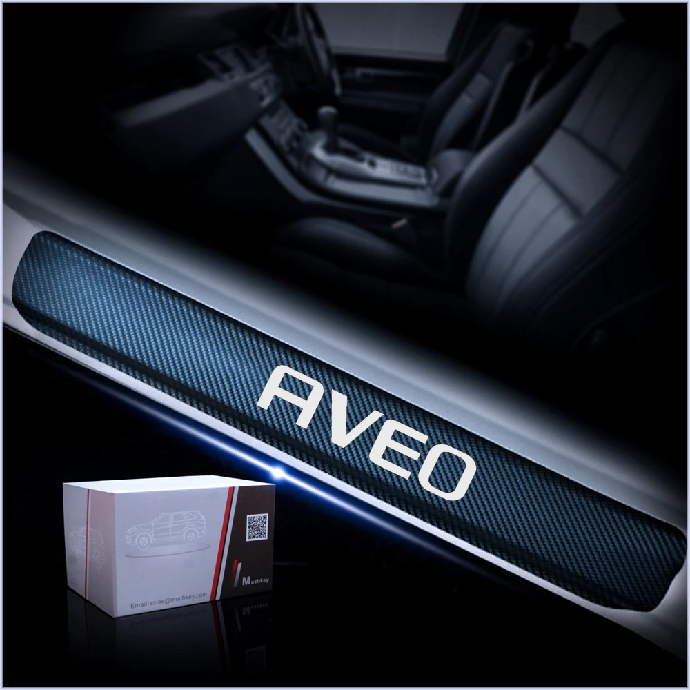4 шт. накладки на порог двери для Chevrolet AVEO|Буксиры и подвесные подножки| |