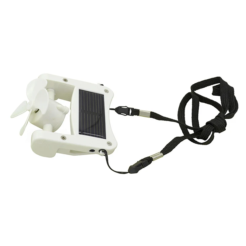 

Solar USB Mini Fan Portable Cap Hat Clip-on Hanging Desktop Fans Cooler for Camping Travel FK88