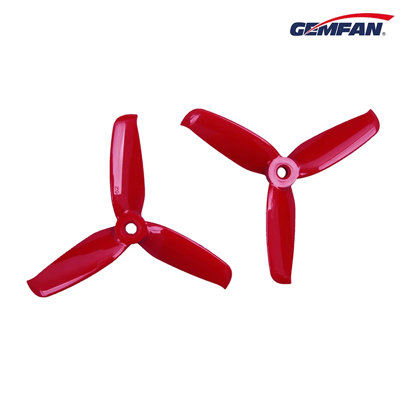 2 пары/компл. Gemfan 4052 4 'Ɖ Blade Tri CW CCW пропеллеры реквизиты для RC FPV Дрон Гонки