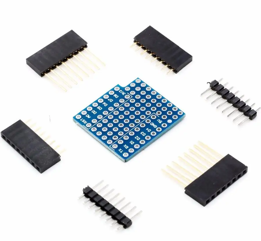 Печатная плата щит для WeMos D1 mini двусторонний коннектор совместимый с