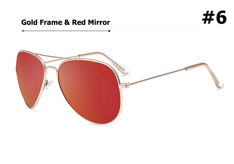 JackJad, модные мужские и женские поляризованные солнцезащитные очки для вождения, 3025, авиационный стиль, винтажные, классические, фирменный дизайн, солнцезащитные очки Oculos Sol - Цвет линз: 6