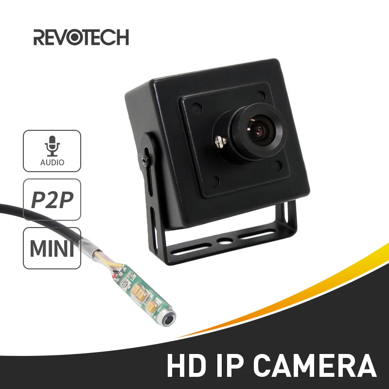 Аудио мини Тип HD 1080P IP камера 2.0MP металлическая крытая камера безопасности ONVIF P2P IP CCTV Камера