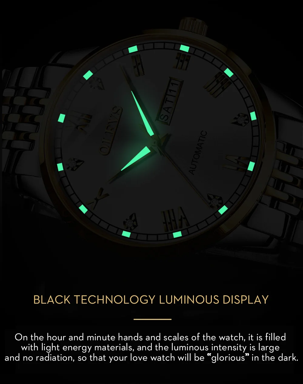 Роскошные полностью стальные механические мужские часы с двойным календарем автоматические светящиеся Брендовые Часы спортивные Relogio