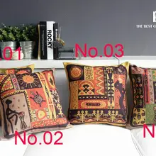 Юго-Восточная Азия Подушка с абстрактным изображением льняная наволочка, домашние декоративные диванные подушки