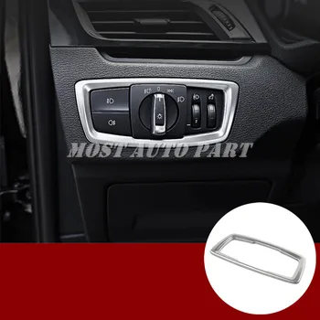 

Stainless Steel Headlight Switch Button Trim Cover For BMW X2 F39 2017-2019