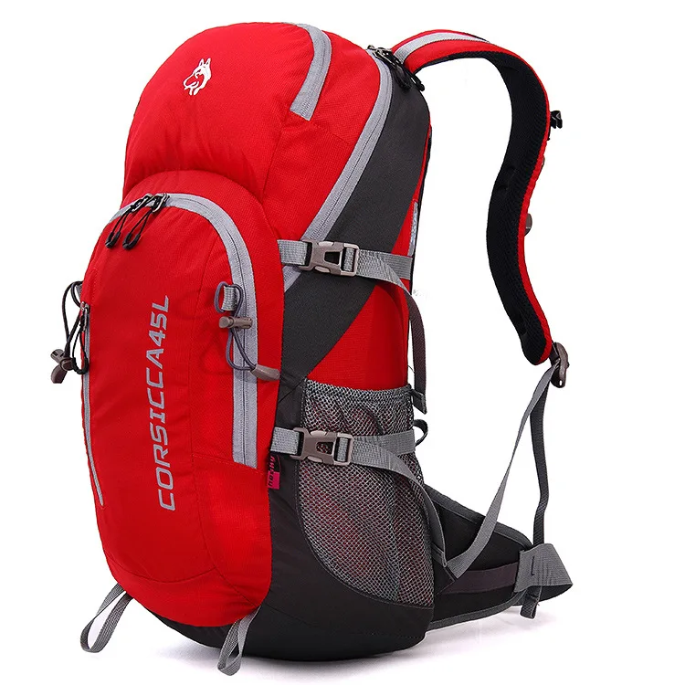 Jungle King 2017 Outdoor bicycle bag waterproof tear resistant nylon backpack camping Hiking professional mountaineering bag 45L