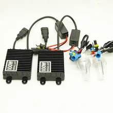 12 V 100 Вт Ксеон H7 HID переделочный комплект H1 H3 H11 9005 9006 Лампа для автомобиля фар лампа 4300 k 6000 K 6000 k 8000 K