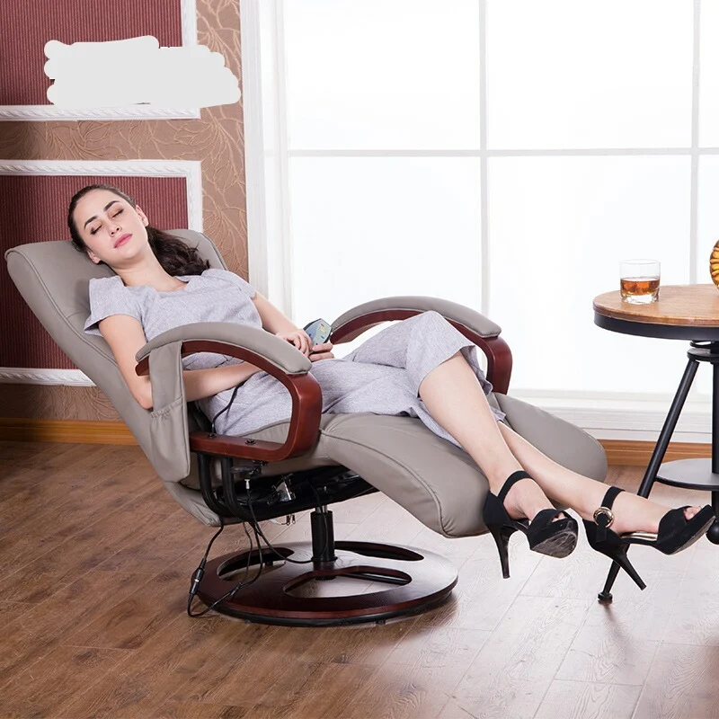 Электрический массажный стул офисный стул офисная мебель коммерческая мебель кожаное кресло с откидной спинкой поворотный стул 360 Поворот SGS