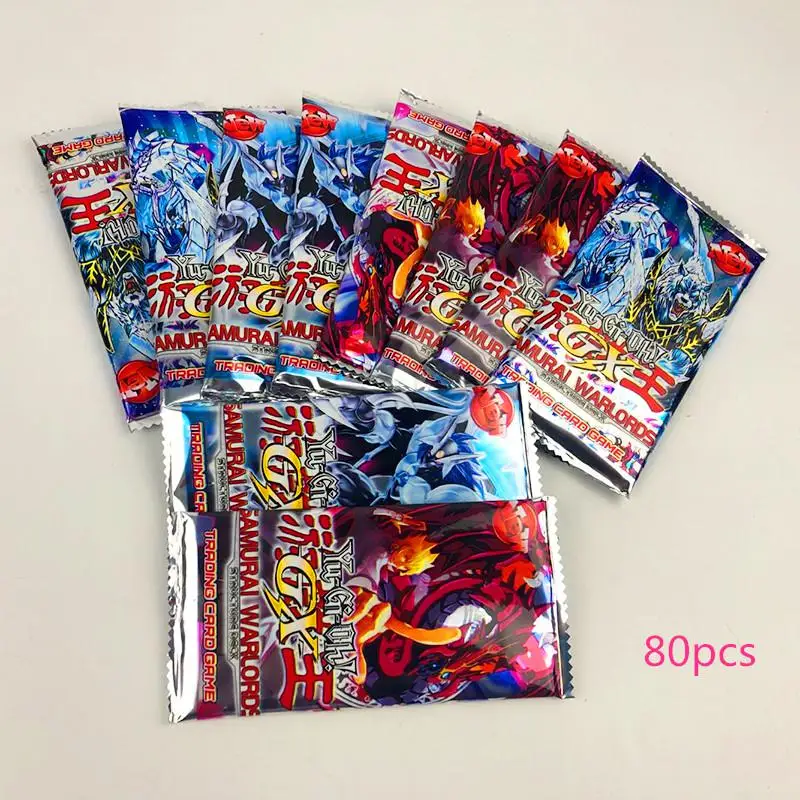 Yugioh legend deck 240 шт набор с коробкой yu gi oh Аниме игровая коллекция карт детские игрушки для мальчиков - Цвет: 80pcs